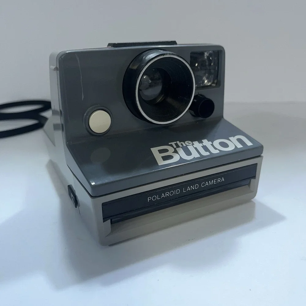 Polaroid Land Camera SX-70 The Button Instant Film -BATTERY TESTED WORKS